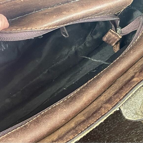 Animal Exotic Brand Handbag, Leather, Cowhide, Lux, Western, Cowgirl, Festival - Picture 8 of 10